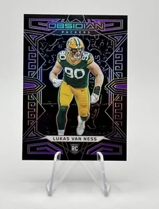 Grabado púrpura Lukas Van Ness 2023 Obsidian Rookie RC/75 - Imagen 1 de 2