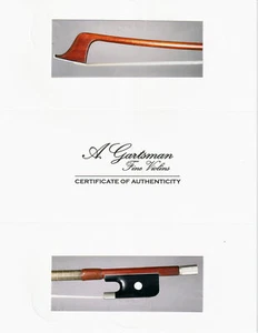 A rare, fine French certified 1/2 size cello bow by Prosper Colas, ca. 1900. - Picture 1 of 6