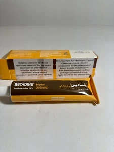 Betadine Antiseptic Cream Tube (15g) - NOB - Picture 1 of 2