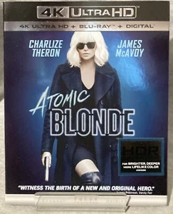 Atomic Blonde 4K UHD with Slipcover & Blu Ray 2017 Used Great Condition - Picture 1 of 4