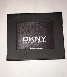 BNIB DKNY Brown Leather Bifold Wallet. Gift Idea.