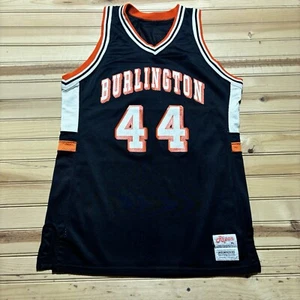 Vintage 80s 90s Burlington College Basketball Jersey Ripon Size XL USA - Picture 1 of 8