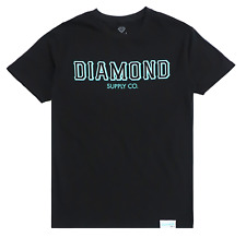 ニュー ダイヤモンド サプライ カンパニー SF ダイヤモンド プリント ロゴ Tシャツ メンズ コットン ブラック Tシャツ DAM-143