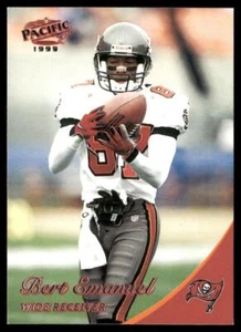 Bert Emanuel 1999 Pacific #383 Red Tampa Bay Buccaneers ARROZ - Imagen 1 de 2