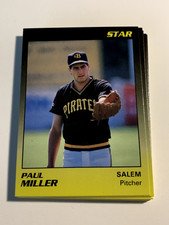 PAUL MILLER 1989 Star Salem Buccaneers PWE SHIP