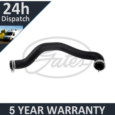 Gates Upper Radiator Hose Fits Ford Fiesta (2001-) 5 Year Warranty G725 - Image 1 of 4
