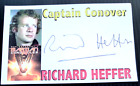 "RAY BRADBURY'S MARTIAN CHRONICLES" RICHARD HEFFER AUTOGRAPH 3X5 INDEX CARD