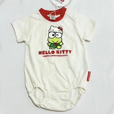 Sanrio Mameluco Manga Corta 6-9m Kero Kero Keroppi Niños Niñas Japón NUEVO Foto 1 de 4