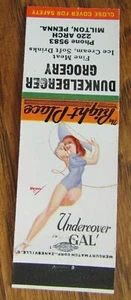 1950 PIN-UP GIRLIE: Darkberger Grocery Store (Milton, Pennsylvania) -F17 - Imagen 1 de 2