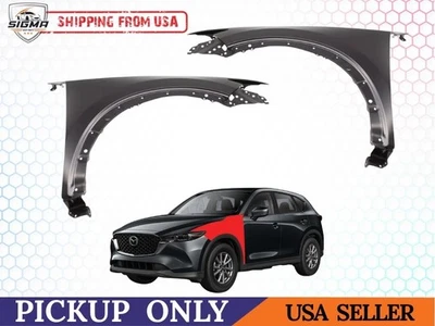 Par de paneles de guardabarros de acero laterales izquierdo y derecho para Mazda CX-5 2017-2023 Foto 1 de 4