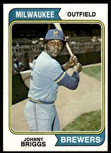 1974 Topps Johnny Briggs Milwaukee Brewers #218 - Picture 1 of 2