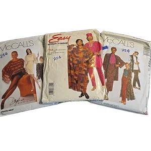 Set of 3 McCalls Patterns Women's Size 20-24 Skirt Top Pants Jacket Caftan Uncut - Picture 1 of 9