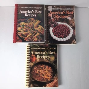 Lot of 3 America's Best Recipes Hometown Collection Cookbook 1989 1990 1993 - Bild 1 von 12