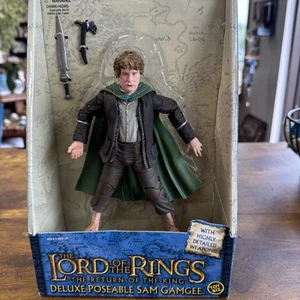 LOTR ROTK Deluxe Poseable Sam Gamgee Toy Biz 2004 - Picture 1 of 7