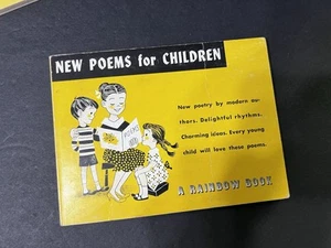 Vintage 1956 The Rainbow Book New Poems For Children By Marion Jollison - Picture 1 of 5
