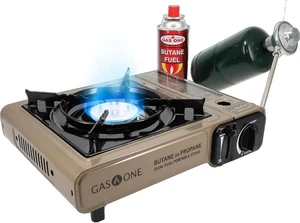 GS-3400P Dual Fuel Tragbar Camping Ackpacking Gasherd Brenner Notfall-Kit - Bild 1 von 5