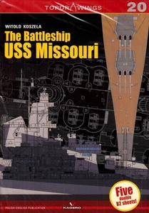 2ka7020/ KAGERO – Topdrawings – No. 20 – Battleship USS Missouri - TOPP HEFT - Picture 1 of 1