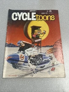 Vintage CYCLEtoons Magazine ~ June 1971 ~ Petersen’s Publishing Co. - Picture 1 of 2