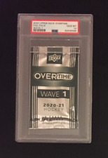 2020/21 Upper Deck Overtime Wave 1 Hockey Unopened Pack PSA 10 (POP 2)