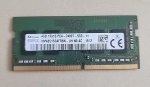 Dell 7472 SK Hynix 4GB 1Rx16 PC4-2400T Arbeitsspeicher RAM SO-DIMM HMA851S6AFR6N-UH - Bild 1 von 3
