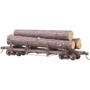 HO Scale Kadee #103 Truss Log Car with Logs Kit - Picture 1 of 3