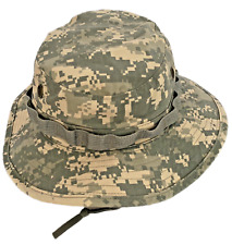 Sun Hat Army Combat Uniform Digital Camouflage Size 7 1/4 Vented Boonie Outdoor