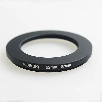 RISE(UK) 52mm-37mm 52-37 mm 52 to 37 Step down Ring Filter Adapter black - Image 1 of 3