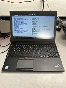 Lenovo ThinkPad P50 Intel Core i7-6700HQ 8GB RAM NO SSD BOOTS TO BIOS SEE DESC. - Picture 1 of 6