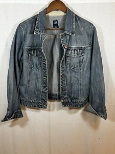 Chaqueta vaquera clásica de algodón lavado medio Gap para mujer talla mediana - Imagen 1 de 8