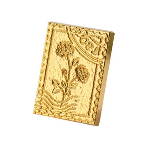 Special-shaped Fire Paint Head Retro 3D Relief Stamps Head for Wedding Card (A) - Picture 1 of 6