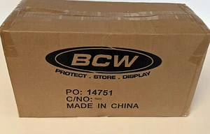 1000 Toploaders BCW 3x4 Regular Trading Card Rigid Cases Top Loaders Case NEW - Picture 1 of 3