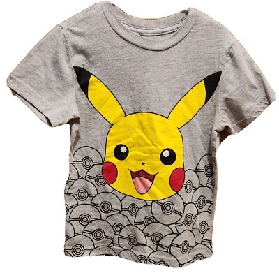 Camisa Pokemon Pikachu Pokeball Niños Talla XS. Excelente estado  Foto 1 de 3
