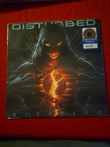 Disturbed - Divisive Limited Edition Gold Color Vinyl LP Sealed WALMART - 2022 - Picture 1 of 2