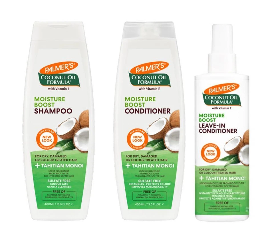 Palmer's Coconut Oil Formula Shampoo, Conditioner 400ml & Leave-In 250ml - Image 1 of 1