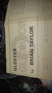 GC Plan  MRA Gloster Gladiator by Brian Taylor - Imagen 1 de 3