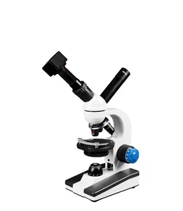 PBC-545L-5NS Dual View Elementary Level Compound Microscope, 5 MP Digital Camera - Picture 1 of 3