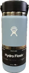 Hydro Flask Wide Mouth Insulated Water Bottle 16OZ - RAIN - Picture 1 of 2