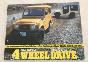 años 70? Folleto de ventas DAIHATSU F20 4x4 - Imagen 1 de 2