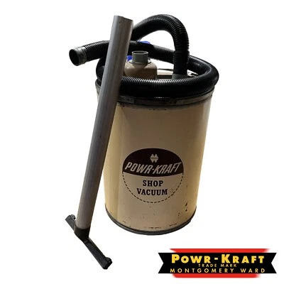 Colector de polvo al vacío Montgomerd Ward Logan Power Kraft Shop Foto 1 de 4