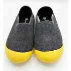 Mahabis Curve Classic Slipper Dark Gray With Yellow Womens Size 39 Us 8.5