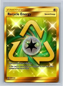 Pokemon Juego de Cartas Coleccionables Mentes Unificadas Reciclar Energía 257/236 Oro Secreto Raro - Imagen 1 de 2