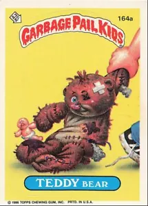 1986 Topps Garbage Pail Bambini Orsacchiotto #164A - Foto 1 di 2