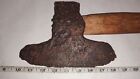 Antique Iron Broad Axe Battle Ax Pre 1800 Rare Hand Forged Must Have