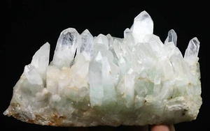 1.52lb NATURAL Green Ghost pyramid Quartz Crystal Cluster Point Mineral Specime - Picture 1 of 12