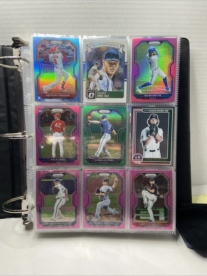 Лот из 162 бейсбольных карточек — 2021 Prizm & 2022 Donruss RC, вставки + параллели ЧИТАЙТЕ! - Изображение 1 из 4