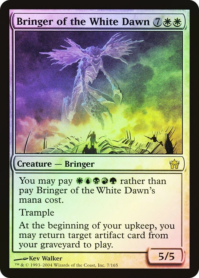 MTG FOIL Bringer of the White Dawn  - Fifth Dawn #007 - Image 1 of 1