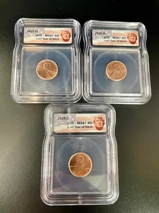 2025-D ICG MS67 RD – Last Year of Issue – Lot of 3 - Picture 1 of 2