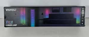 Vivitar RGB Eck-Lichtleiste reagiert auf Musik und Sound mit LED-Beleuchtung 56" NEU - Bild 1 von 6