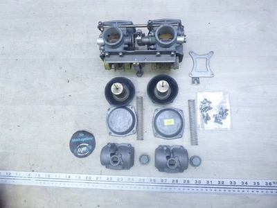 1981 Suzuki GS450T S20955) Mikuni carburetors carbs set  - Image 1 of 4