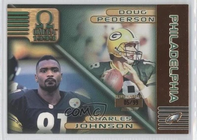 1999 Pacific Omega Copper /99 Charles Johnson Doug Pederson #183 - Image 1 of 2